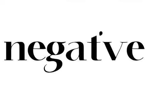 "negative" tattoo design idea