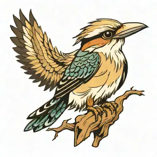 kookaburra tattoo design idea