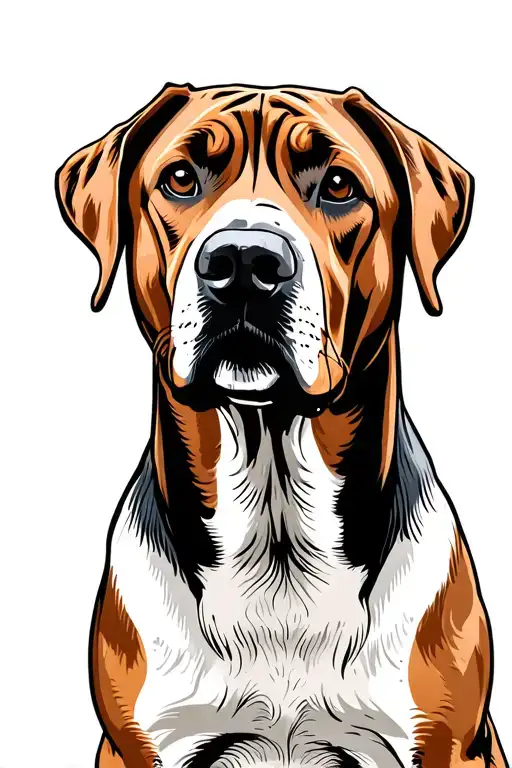 rhodesian ridgeback tattoo design idea