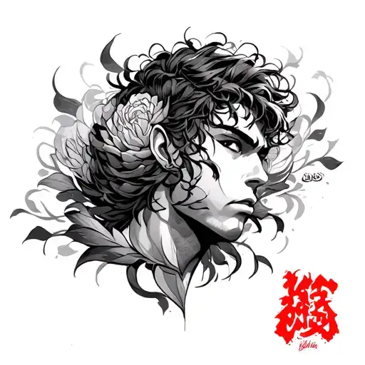 Baki Hanma tattoo design idea