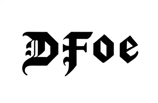 "DeFoe" tattoo design idea