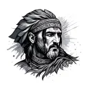 Berber tattoo design idea