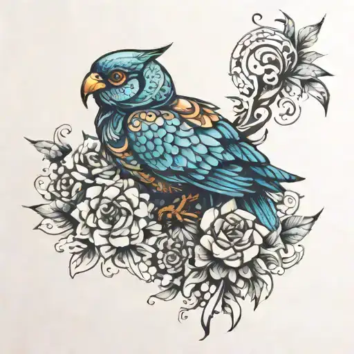 Turkish and American tattoo design idea