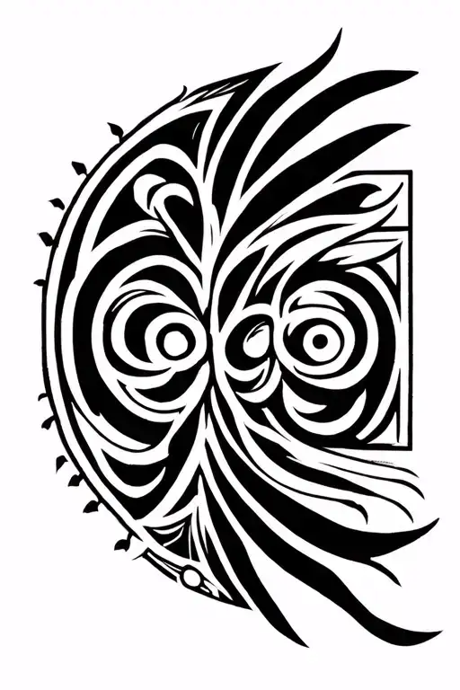 Yucahu tattoo design idea