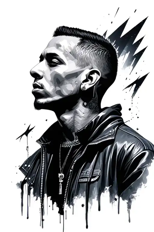 Chester Bennington linkin park tattoo design idea