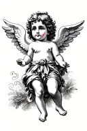 cherub tattoo design idea