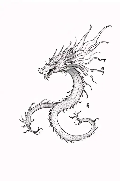 korean flying dragon tattoo tattoo design idea