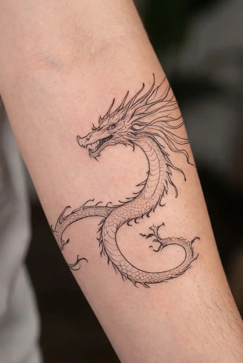korean flying dragon tattoo tattoo design idea