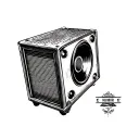 Subwoofer tattoo design idea