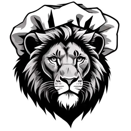chef Lion King tattoo design idea