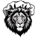 chef Lion King tattoo design idea