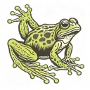 frog tattoo design idea