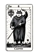 Eric Cartman as The Devil Tarot card tattoo design idea