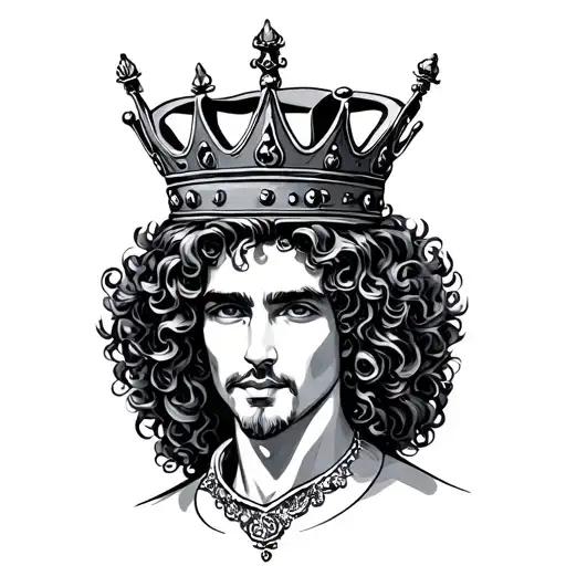 Prince Crown tattoo design idea