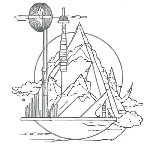 Combine elements of Crossfit and travel to create a unique tattoo design tattoo design idea