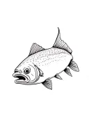 cutthroat trout tattoo design idea