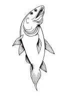 cutthroat trout tattoo design idea