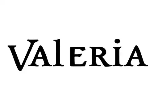 "Valeria" tattoo design idea