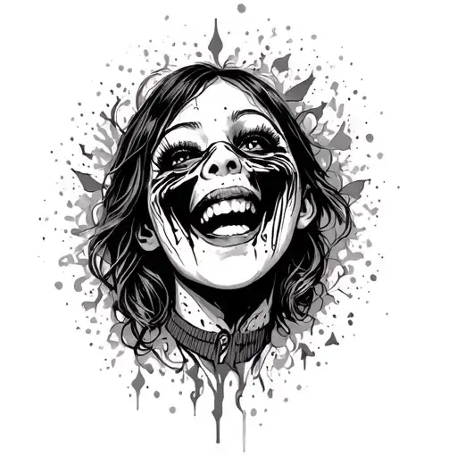 difficult childhood. mother drank. beat, abused. difficult age, problems with father. was unwanted. was aggressive tattoo design idea