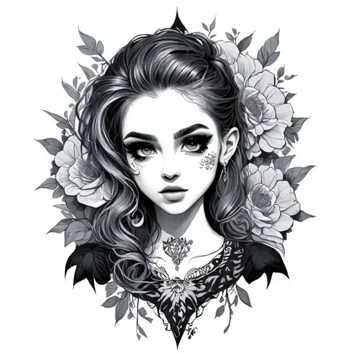 Femboy tattoo design idea