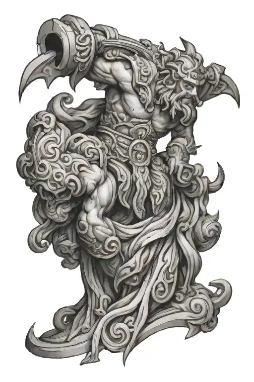 Hephaestus tattoo design idea
