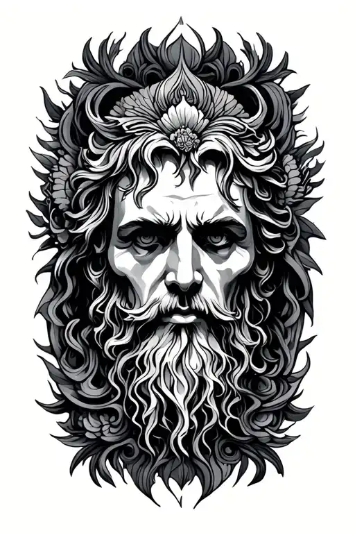 god first tattoo design idea