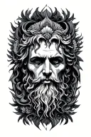 god first tattoo design idea