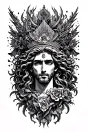 god first tattoo design idea