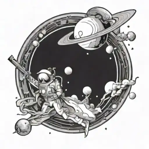 astrophysics tattoo design idea