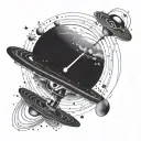 astrophysics tattoo design idea