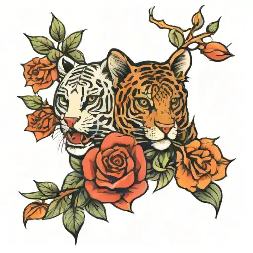 Brenda and Rose tattoo design idea