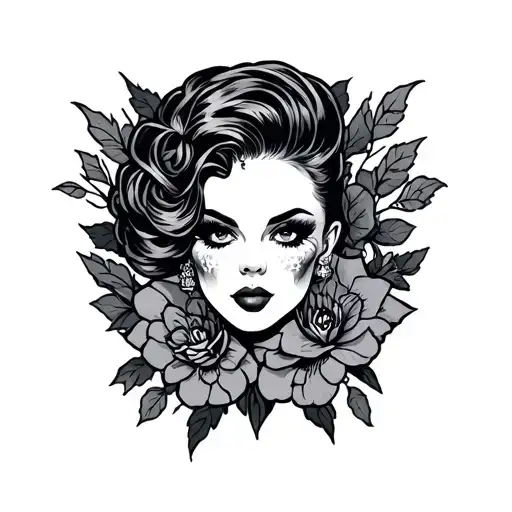Rockabilly tattoo design idea