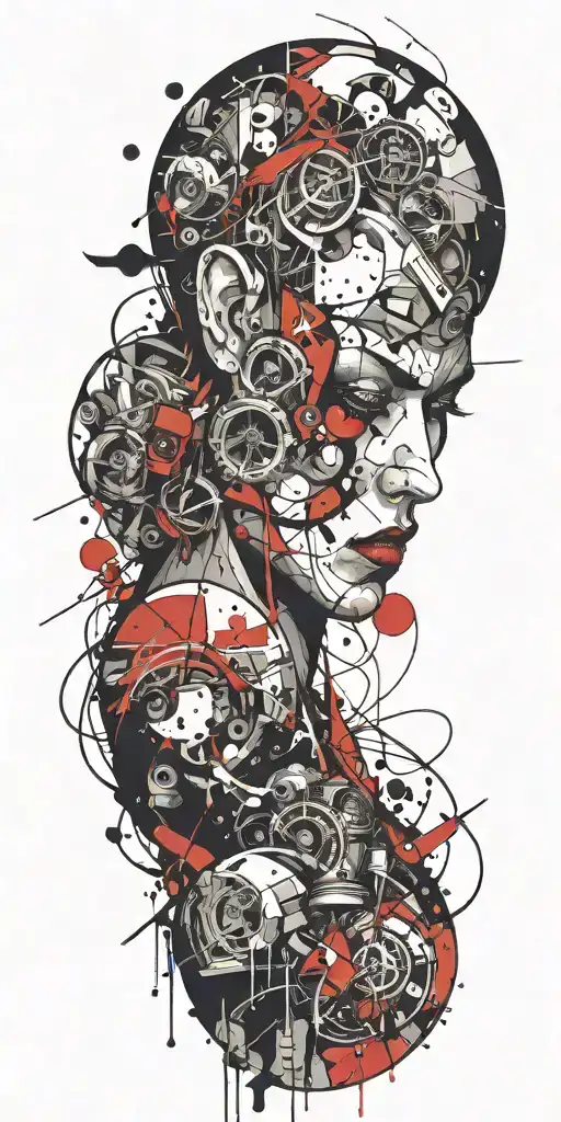 comic panel styled tattoo tattoo design idea