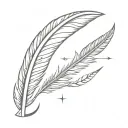 arrow sun moon indian feather tattoo design idea