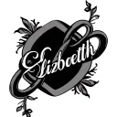 Create an elegant tattoo design featuring an infinity symbol seamlessly blended with the name 'Elizabeth' in a stylish c tattoo design idea