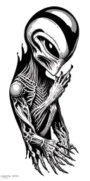 alien sleeve tattoo design tattoo design idea