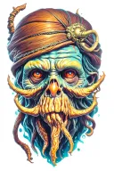 Davy Jones tattoo design idea