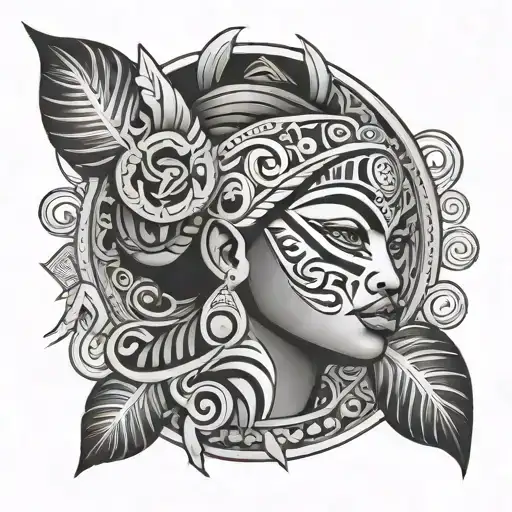 maori Moana inspired tattoo tattoo design idea