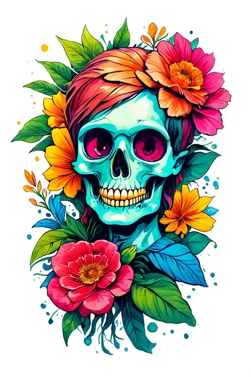 cartoon version tattoo design idea