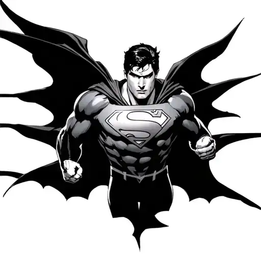 Superman tattoo design idea