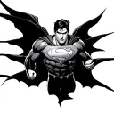 Superman tattoo design idea