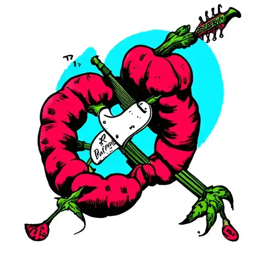 Red Hot Chili Peppers tattoo design idea