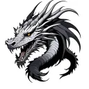 Western Dragon tattoo design idea