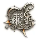 Arabic script tattoo design idea