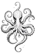 Kraken tattoo design idea