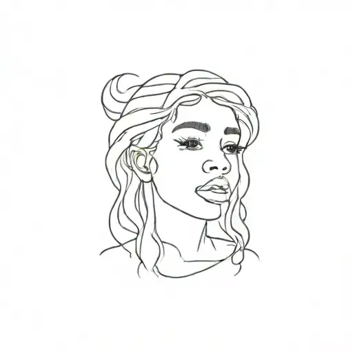 Sza tattoo design idea