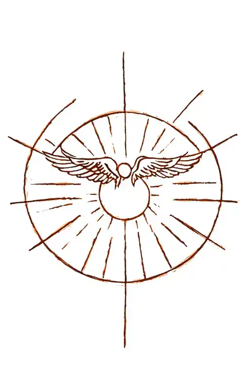 Icarus flying towards the sun tattoo design idea