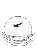 Icarus flying towards the sun tattoo design idea