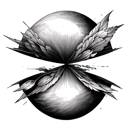 perspective change tattoo design idea