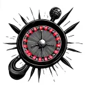 Roulette tattoo design idea